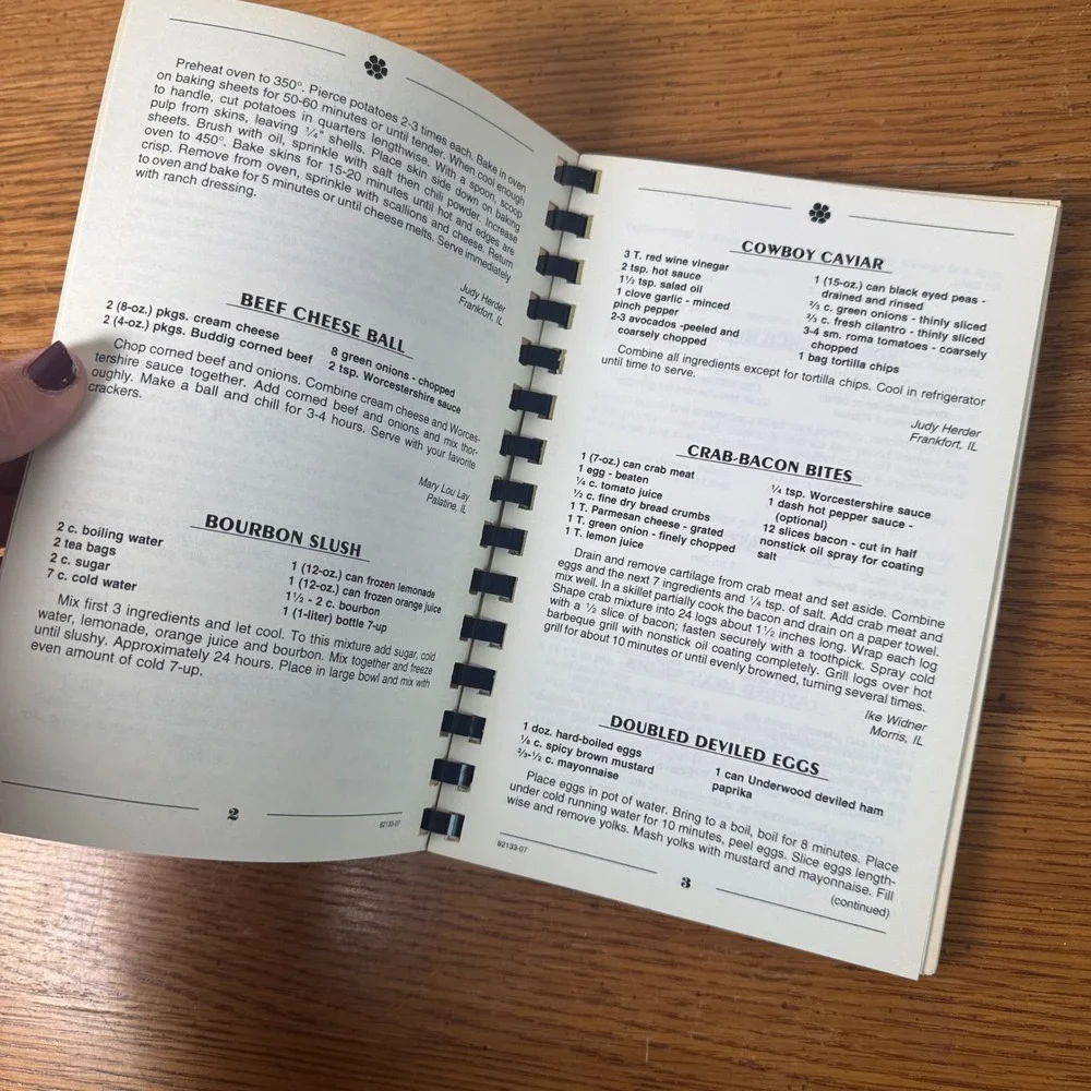 Vintage Route 66 Community Cookbook Spiral Bound‎ Illinois Recipes